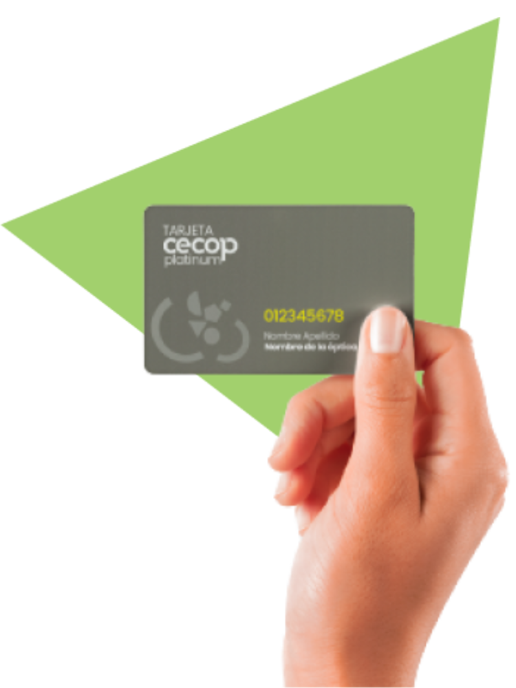 tarjeta CECOP